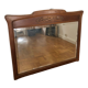 Art Nouveau wooden mirror