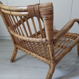 Rattan armchair
