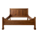 Antique double bed in solid wood