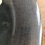 Paire d'appliques en verre granité noir