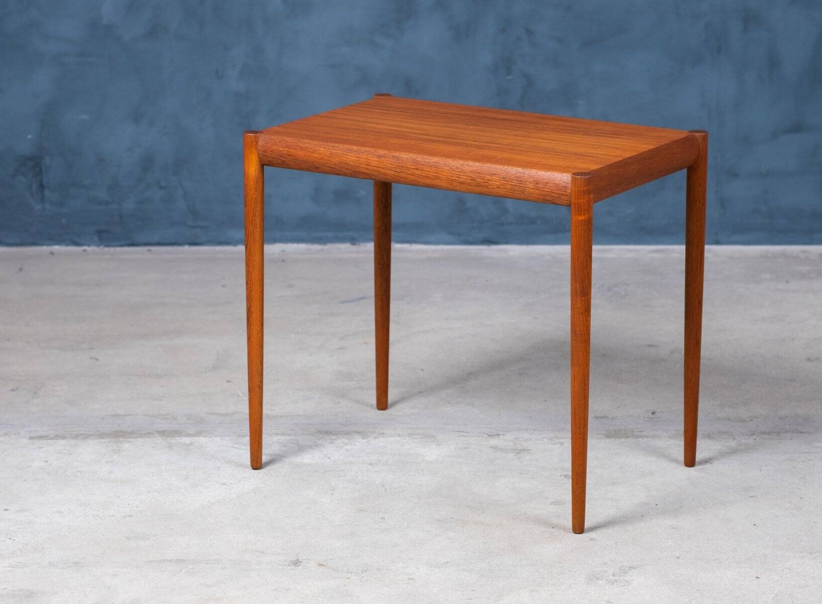 Tables Gigognes en Teck, Danemark, 1960s, Set de 3