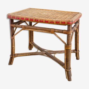 Rattan coffee table