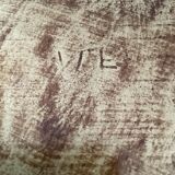 Florentine top wood painted vintage