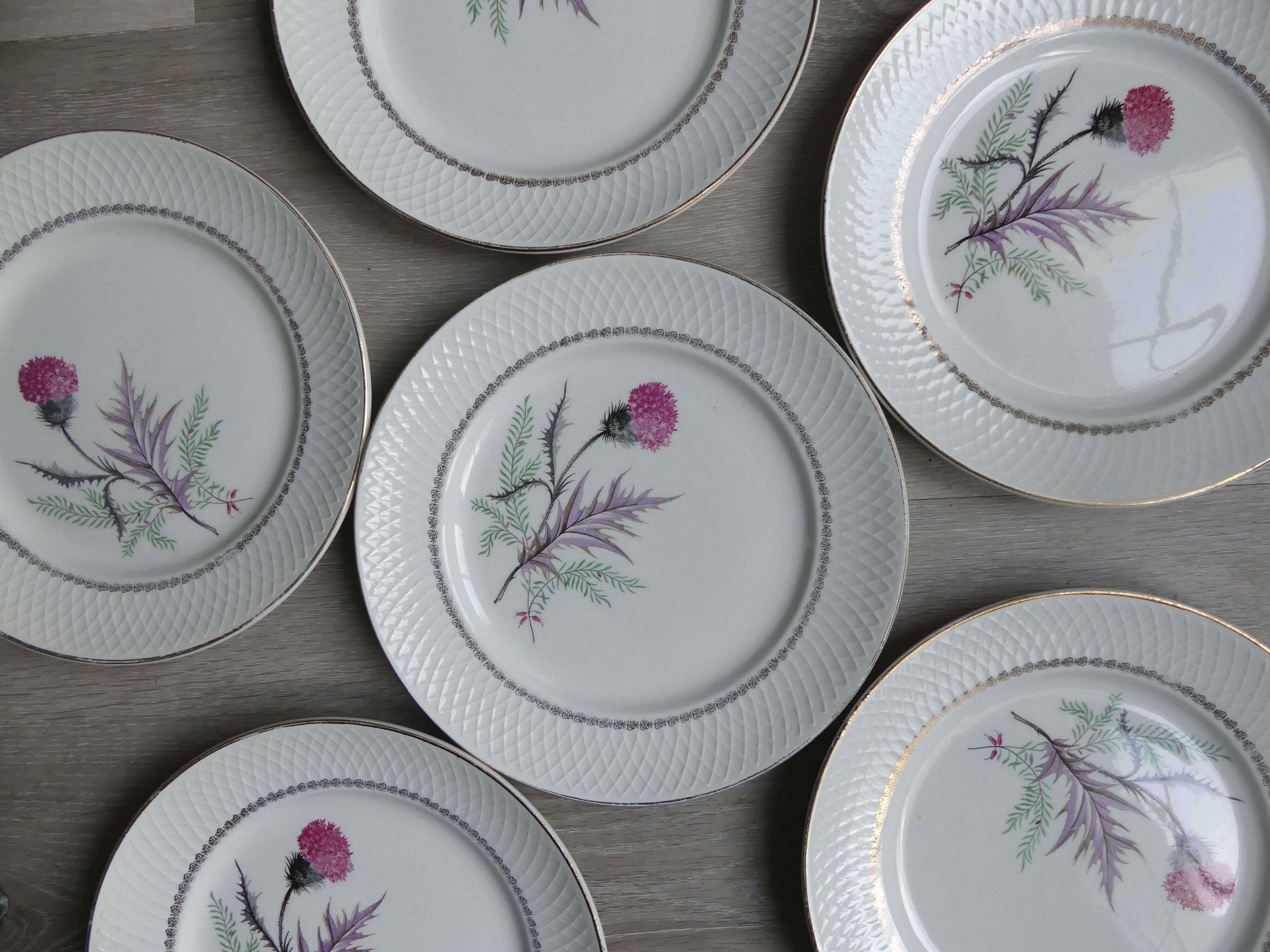 Plates Moulin des Loups Imperia plates