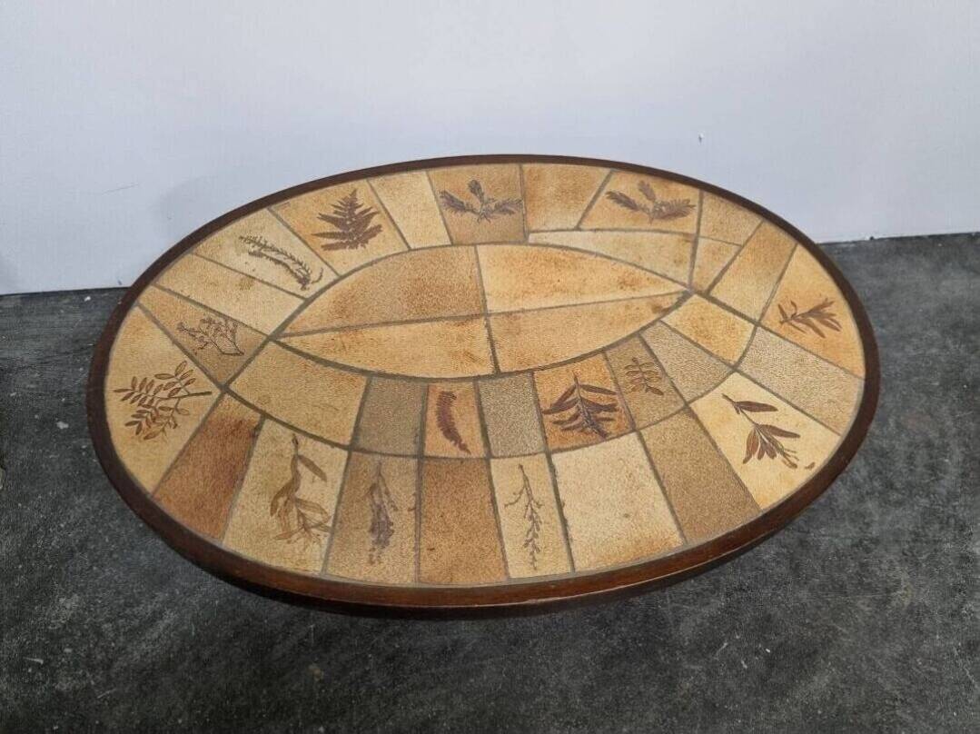 Vallauris ceramic coffee table