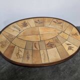 Vallauris ceramic coffee table