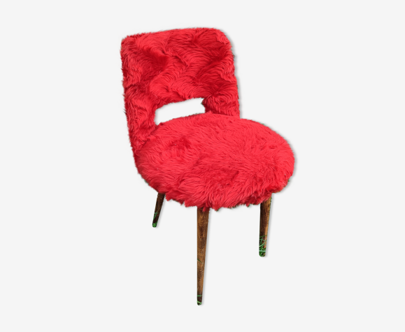 Chaise moumoute originale année 70