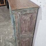Ancienne armoire de Shekhawati en teck birman