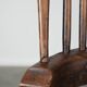 Set of two antique English highback Windsor chairs from the 18th century