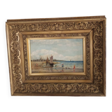 Old painting from the 19th century