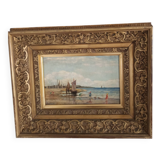 Old painting from the 19th century
