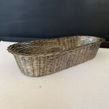 Bread basket, silver-plated