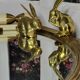Lapin en laiton