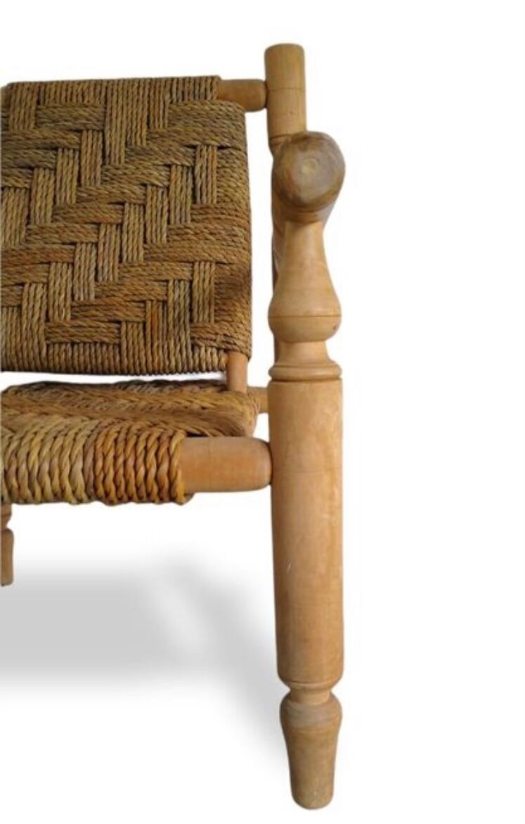 Fauteuil en corde d’Abaca- Audoux et Minet ?