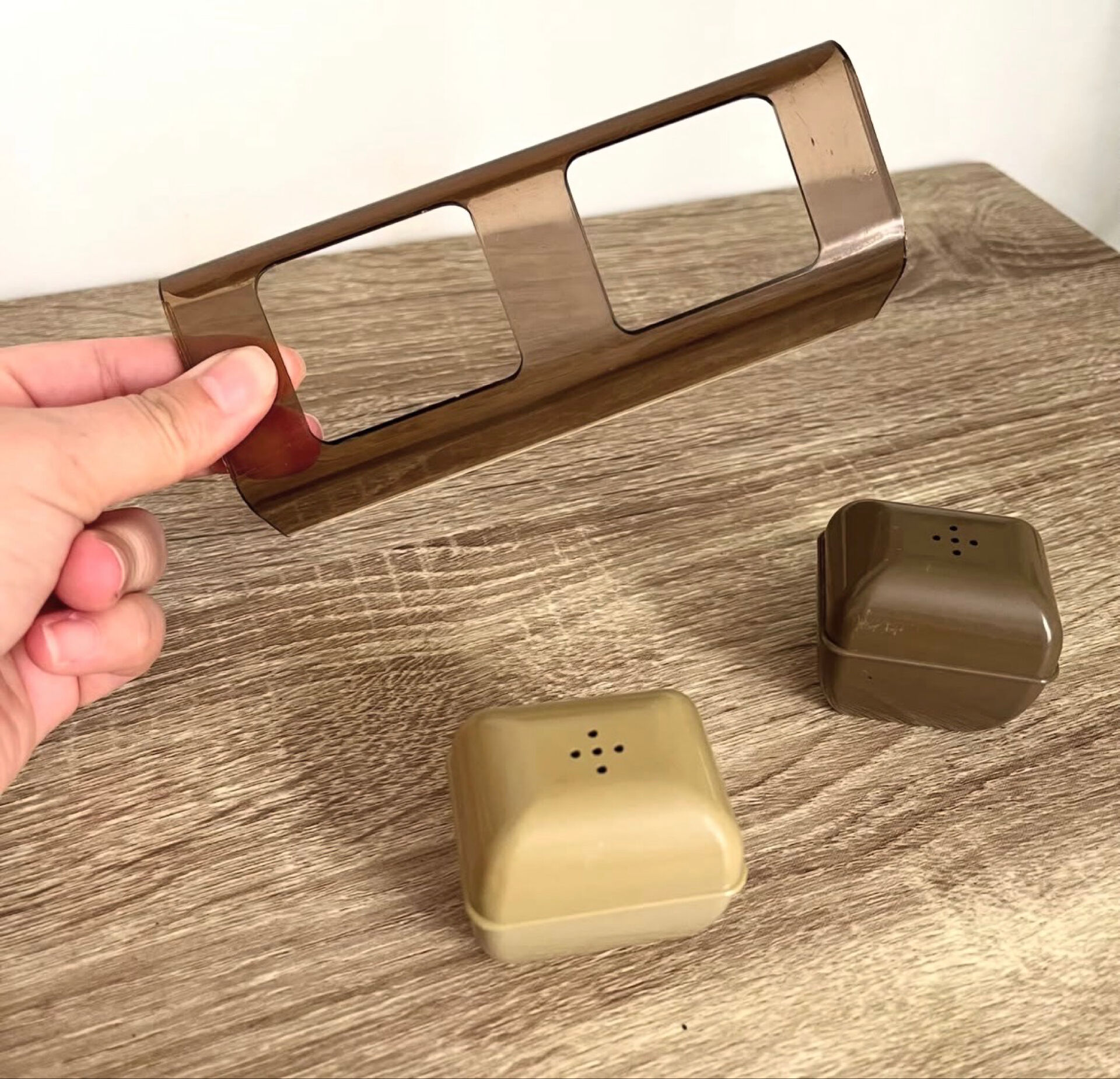 Salière et poivrier vintage