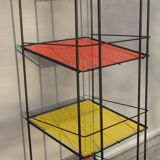 Display red and yellow perforated metal 1960