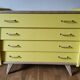 Vintage chest of drawers restyled feet compass