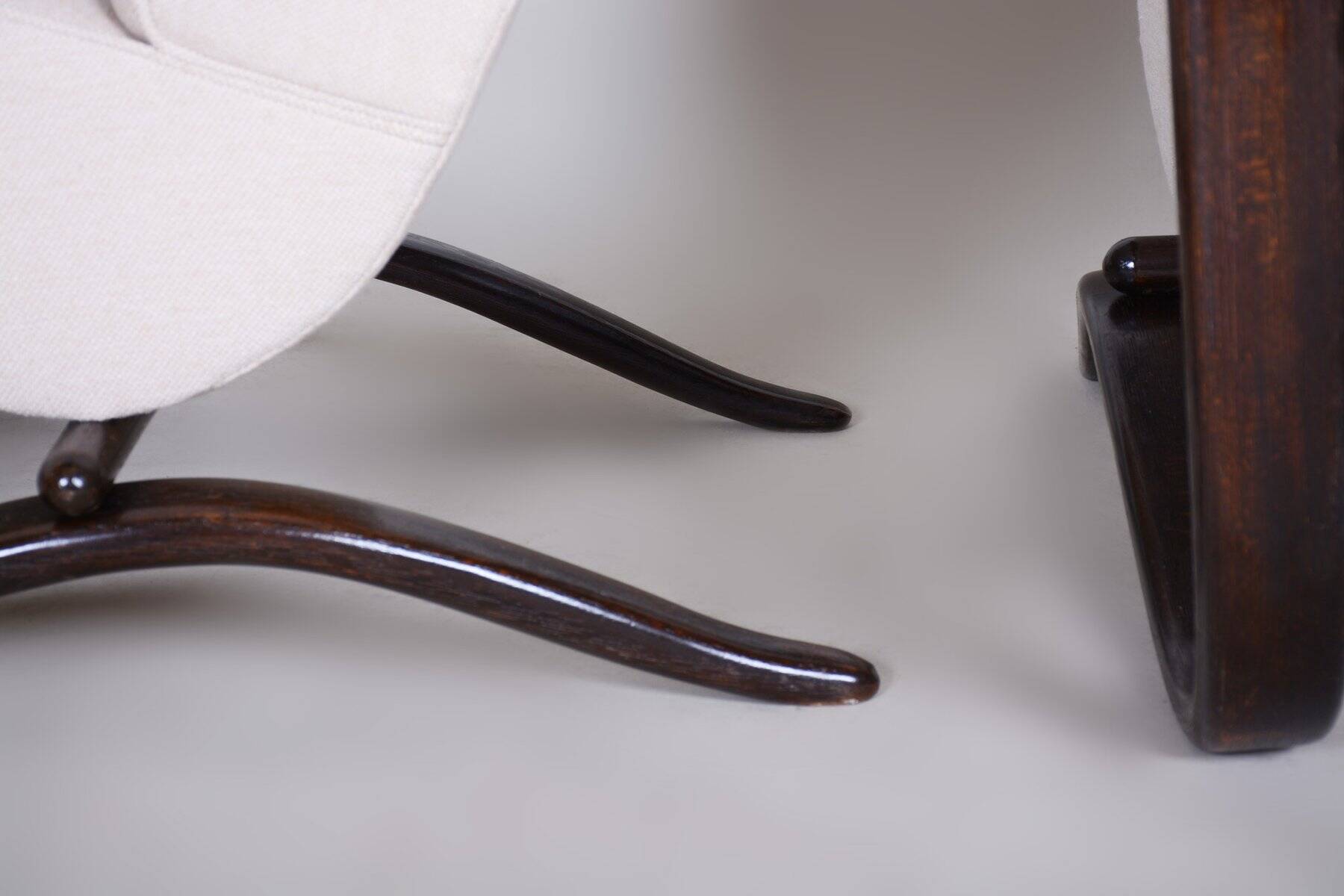 Fauteuils Art Déco H-269 par J. Halabala pour Up Závody, Tchécoslovaquie, années 1930, ensemble de 2