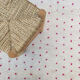 Berber rug with pink dots 250x230 cm
