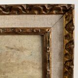 Oil on cardboard Le Croisic seaside jetty early 20th century