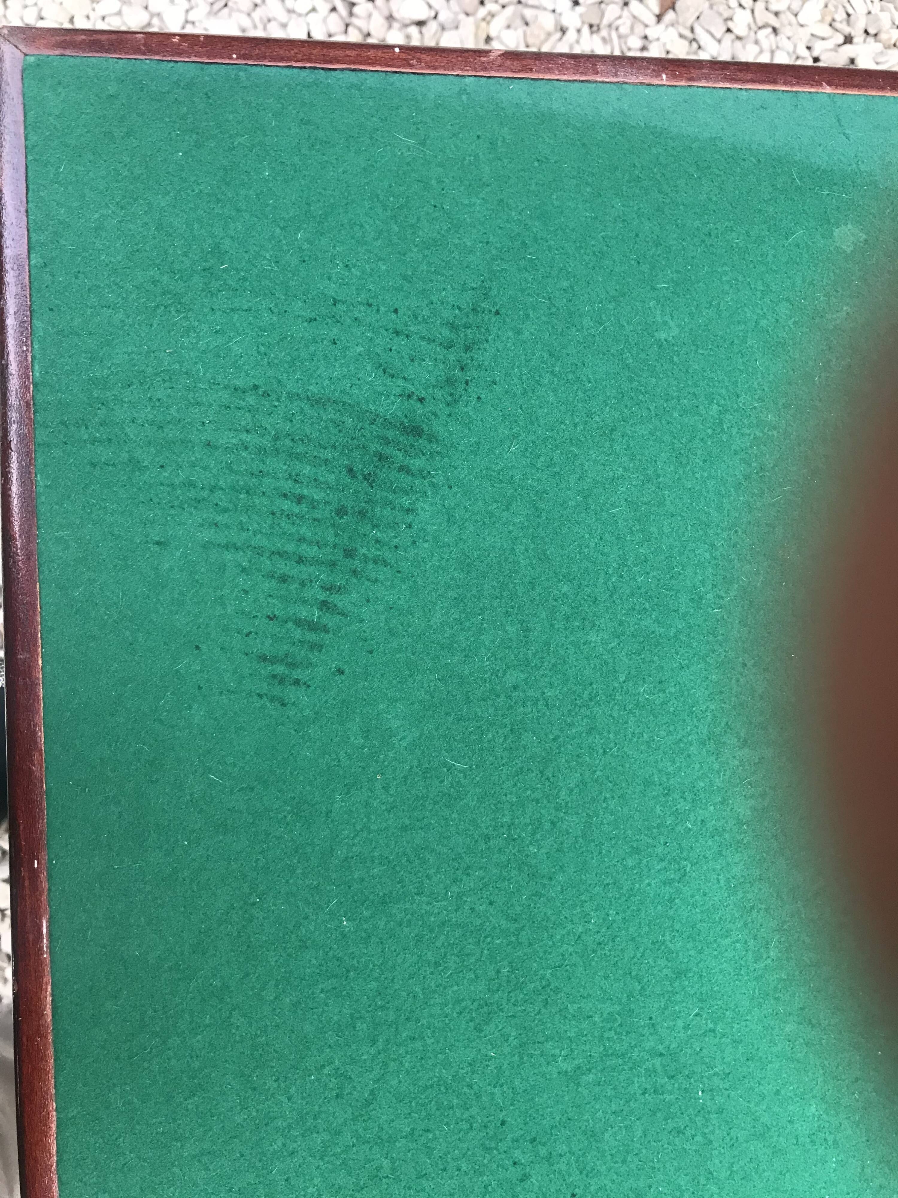 Folding bridge table