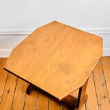 Folding table, Art Deco pedestal table