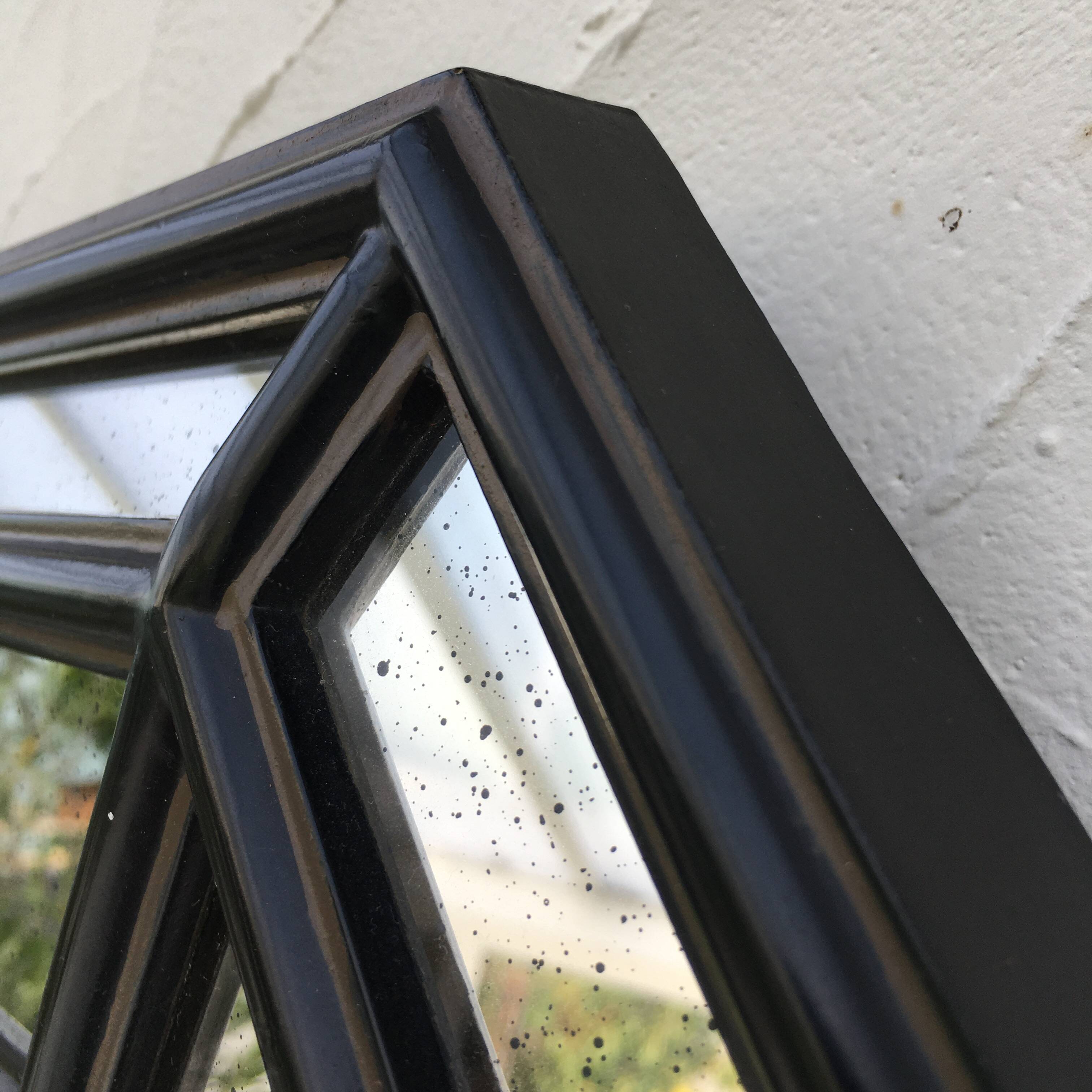 Octagonal mirror with glazing bars