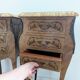 Pair of marquetry bedside tables – Louis XV style