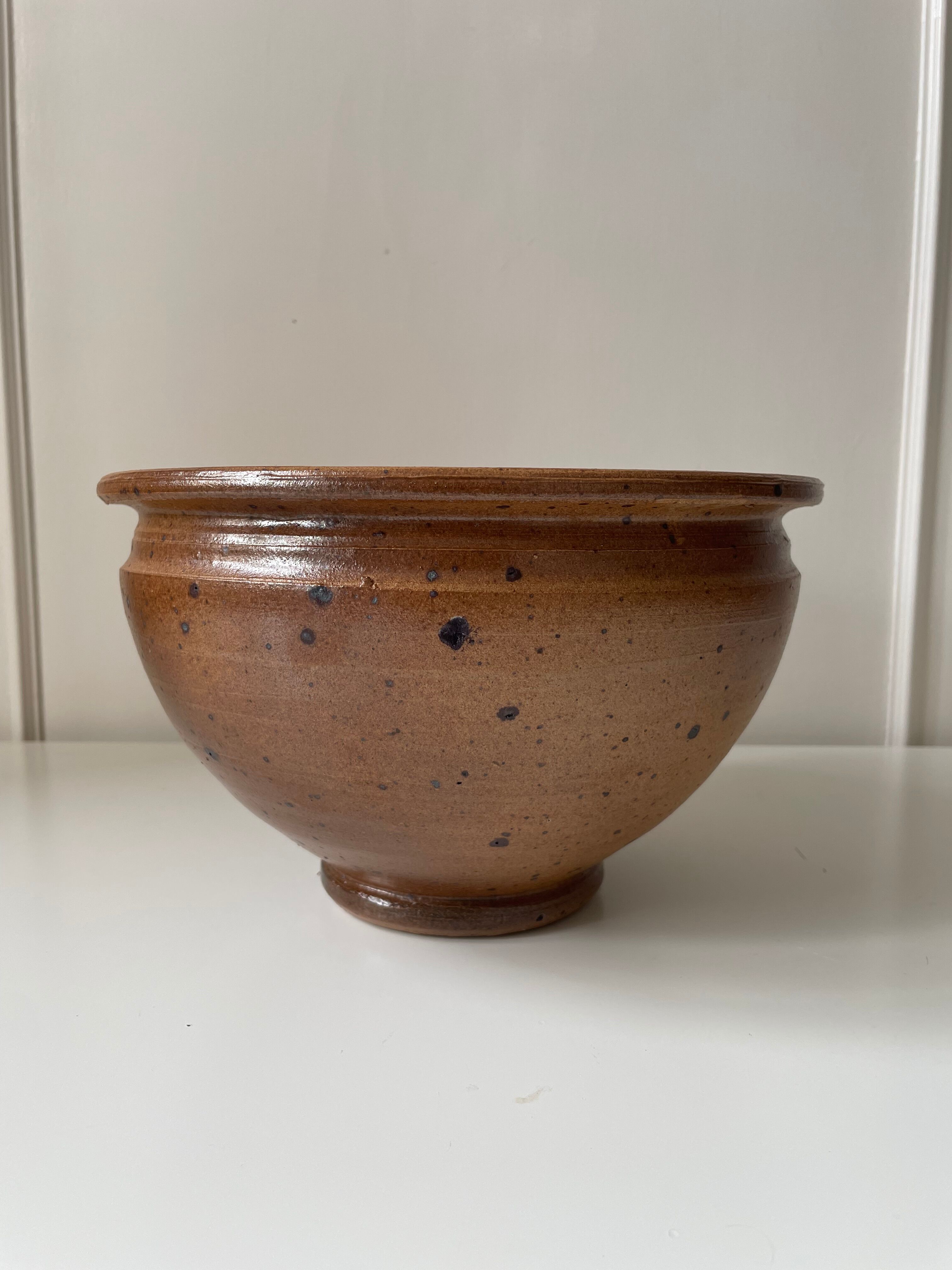 Pyrite stoneware salad bowl