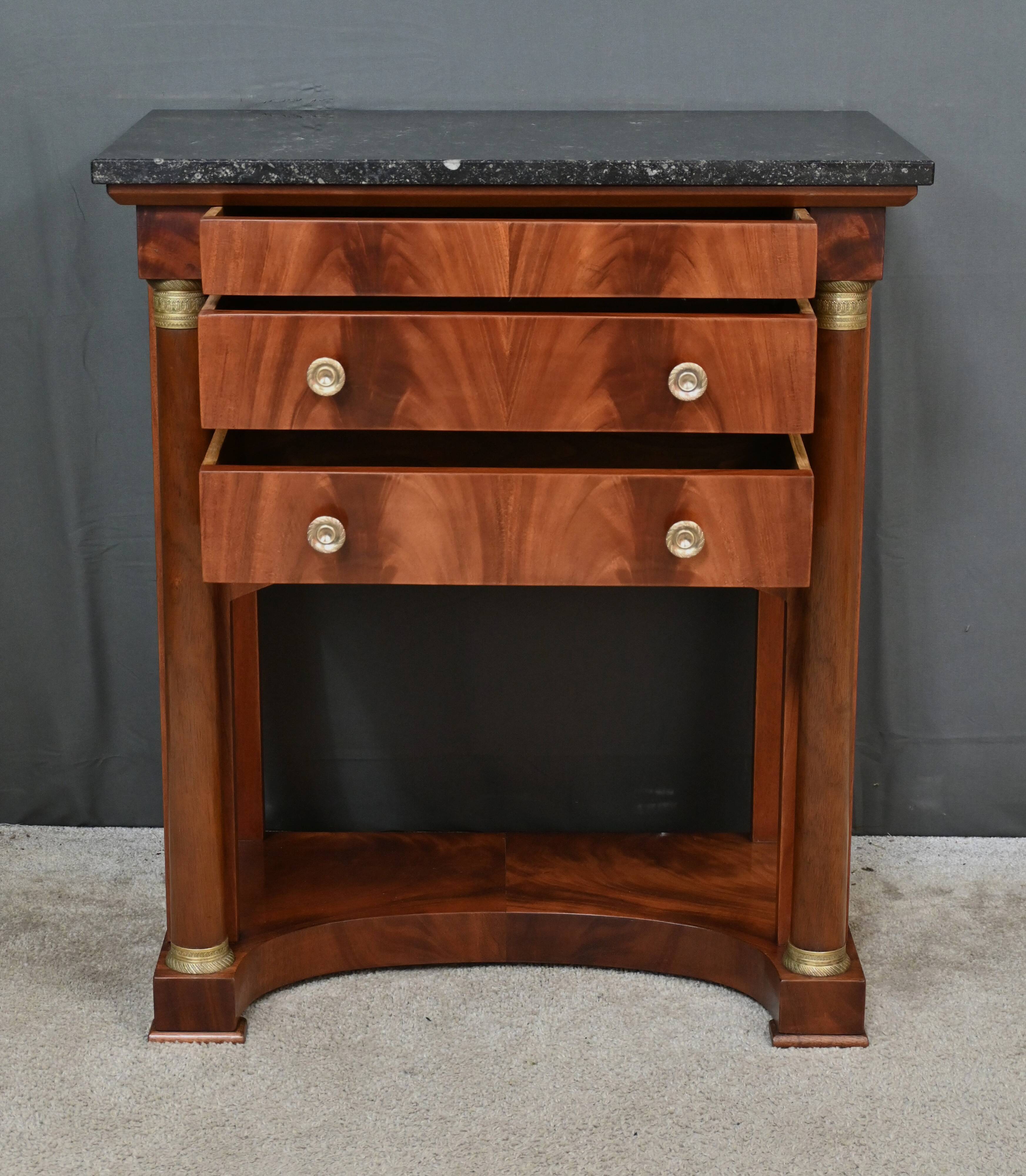 Small Mahogany Chest of Drawers, Empire Style – Part 1 of the 20th Century