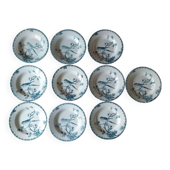 10 Gien deep plates, Provencal model