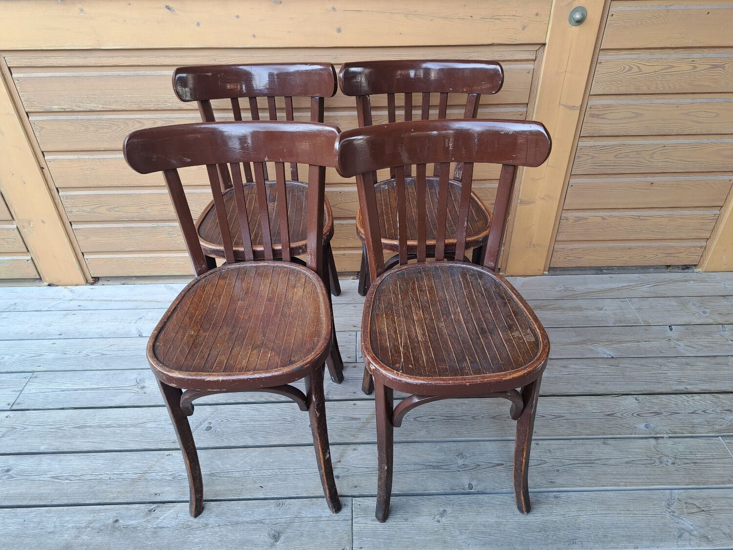 Set of 4 bistro chairs