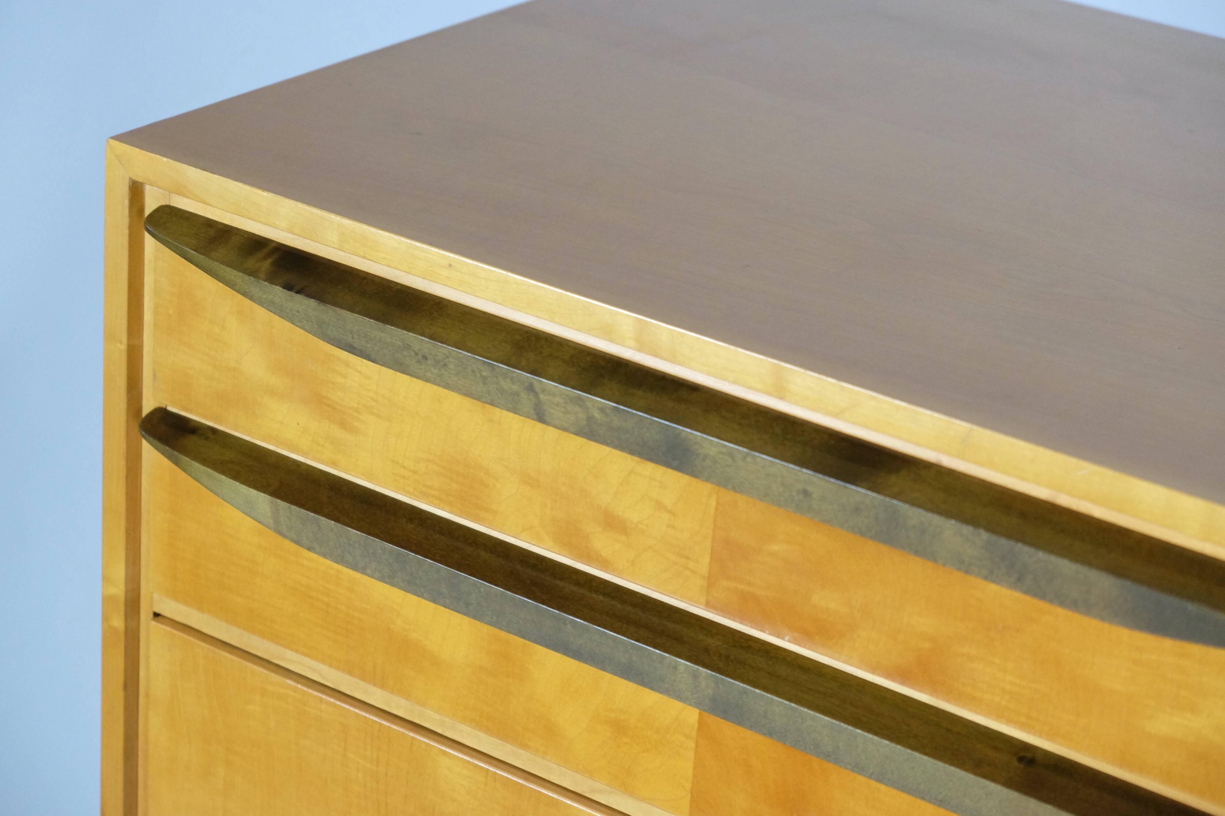 Buffet haut du milieu du siècle Schrank Kleiderschrank WK Möbel 50er Vintage 60er