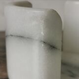 Ashtray and marble under glass