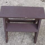 Old market foot stool wood