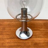 Vintage 1970s space globe table lamp