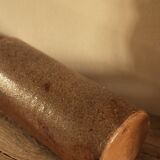 Vintage stoneware liqueur bottle with spout
