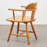 Set of 6 Scandinavian Pine Chairs 1960s/70s