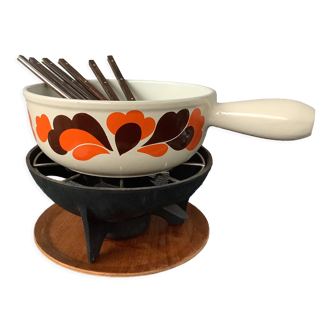 Caquelon Le Creuset à fondue Savoierde model peacock 70'