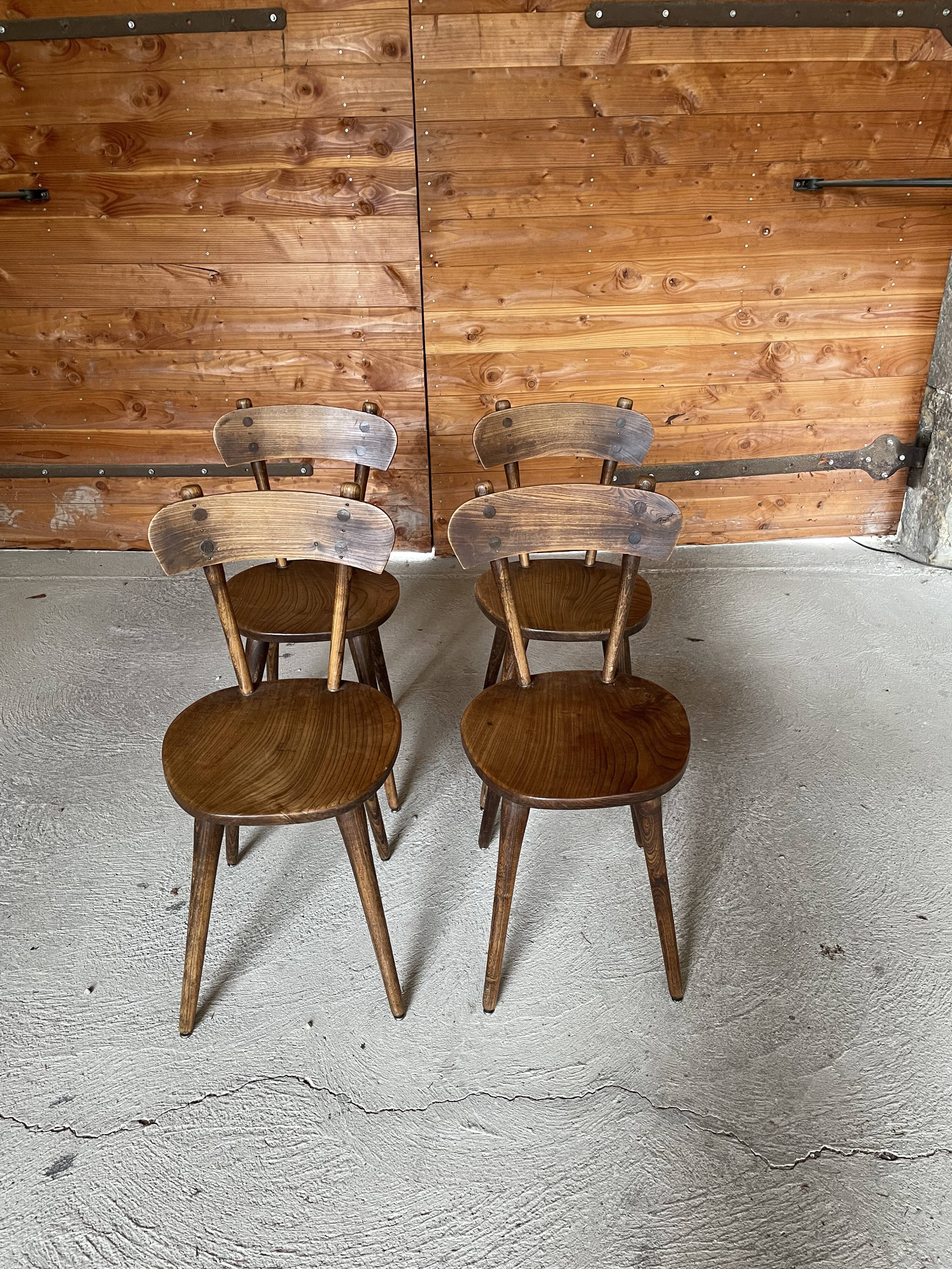 Vintage wooden chairs 60's