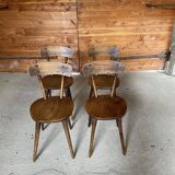 Vintage wooden chairs 60's