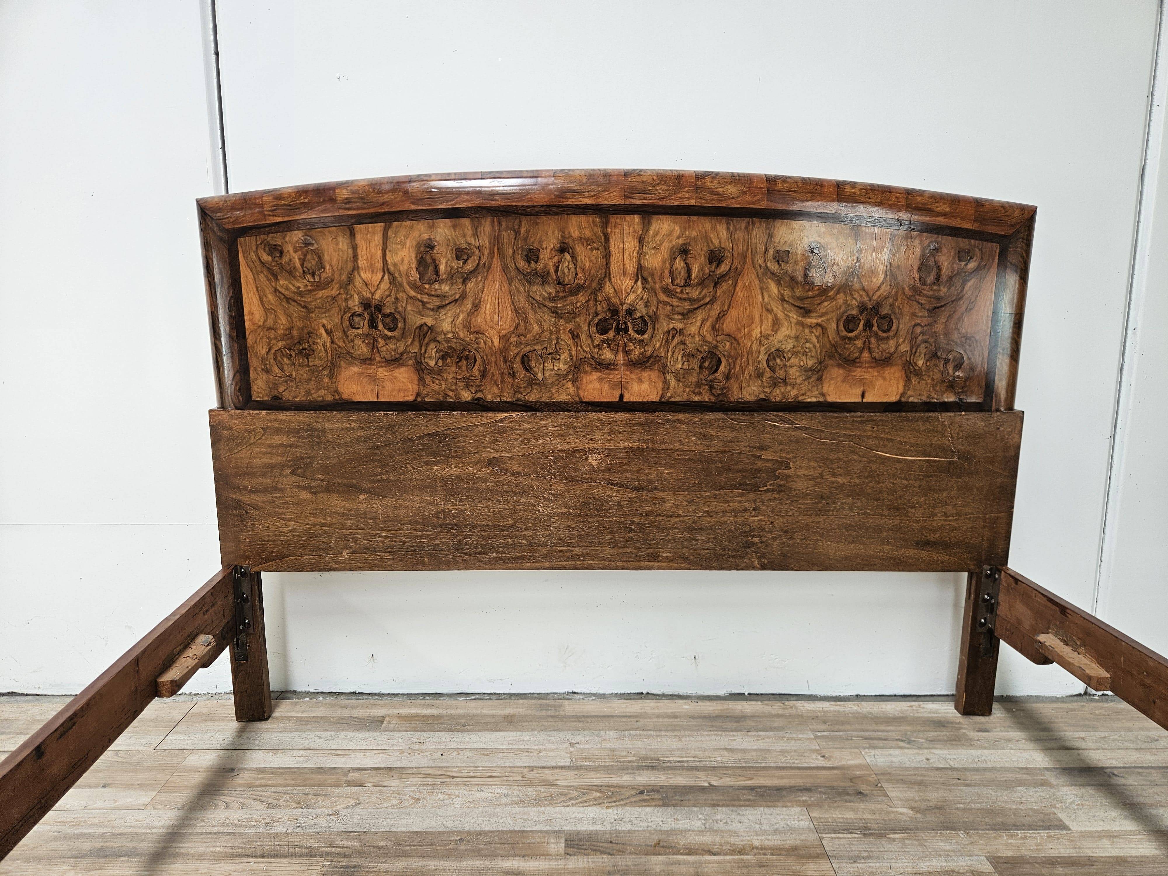 Tuscan Art Decò double bed from the 1940s