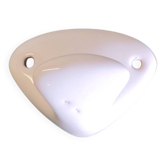 Wall-mounted coat hook in porcelain - mid 20th century