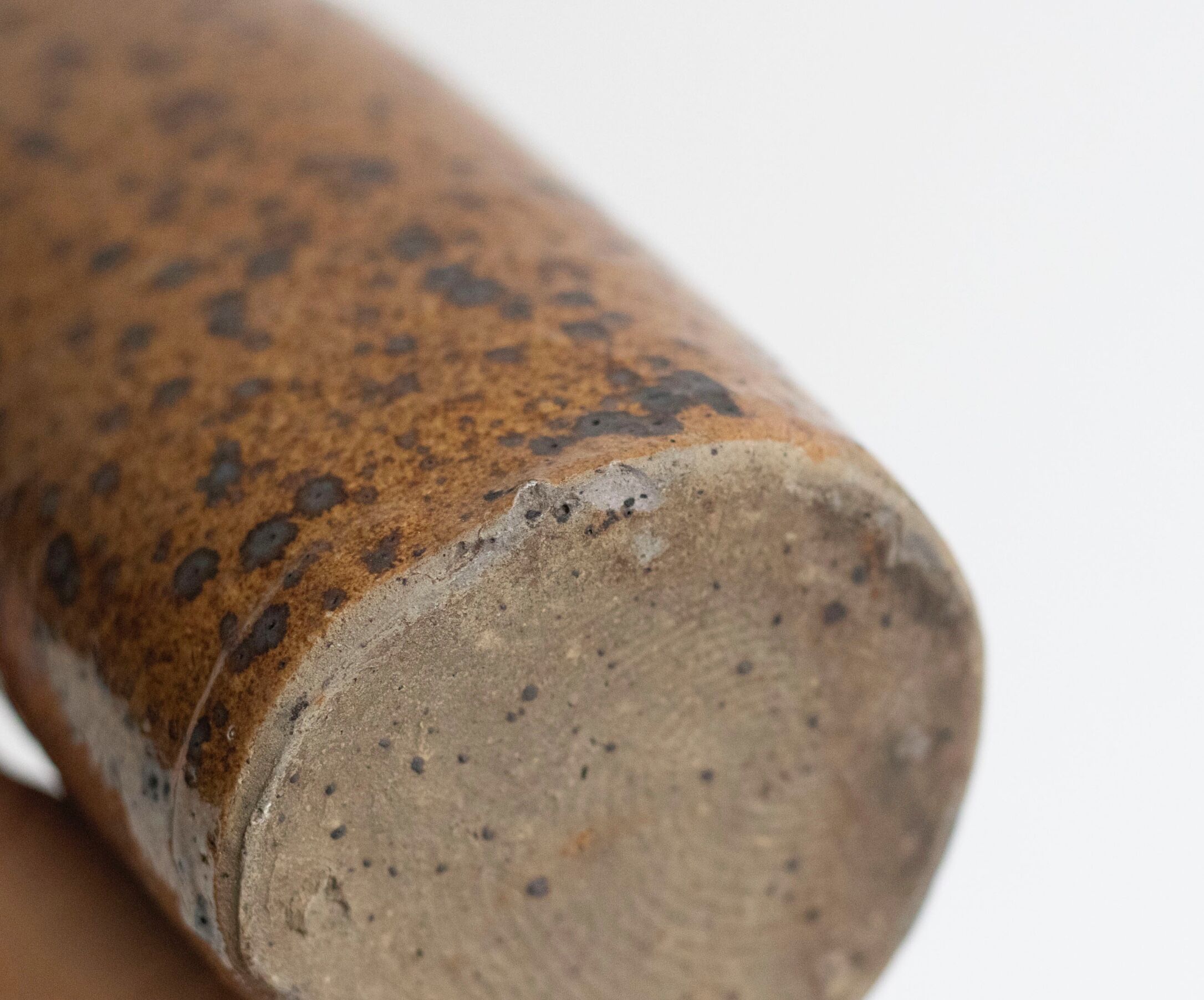 Pyrite stoneware bottle