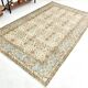 6x9 Sky Blue Turkish Vintage Area Rug 178x286Cm SK 24678