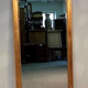 Wall mirror - baroque crystal - wood, golden