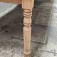 Old large raw wood farm table