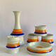 Vintage tabletop set, Hollohaza Hungary 1960s