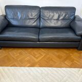 MAILLOL 3-seater sofa and 2 armchairs in leather - by DUVIVIER