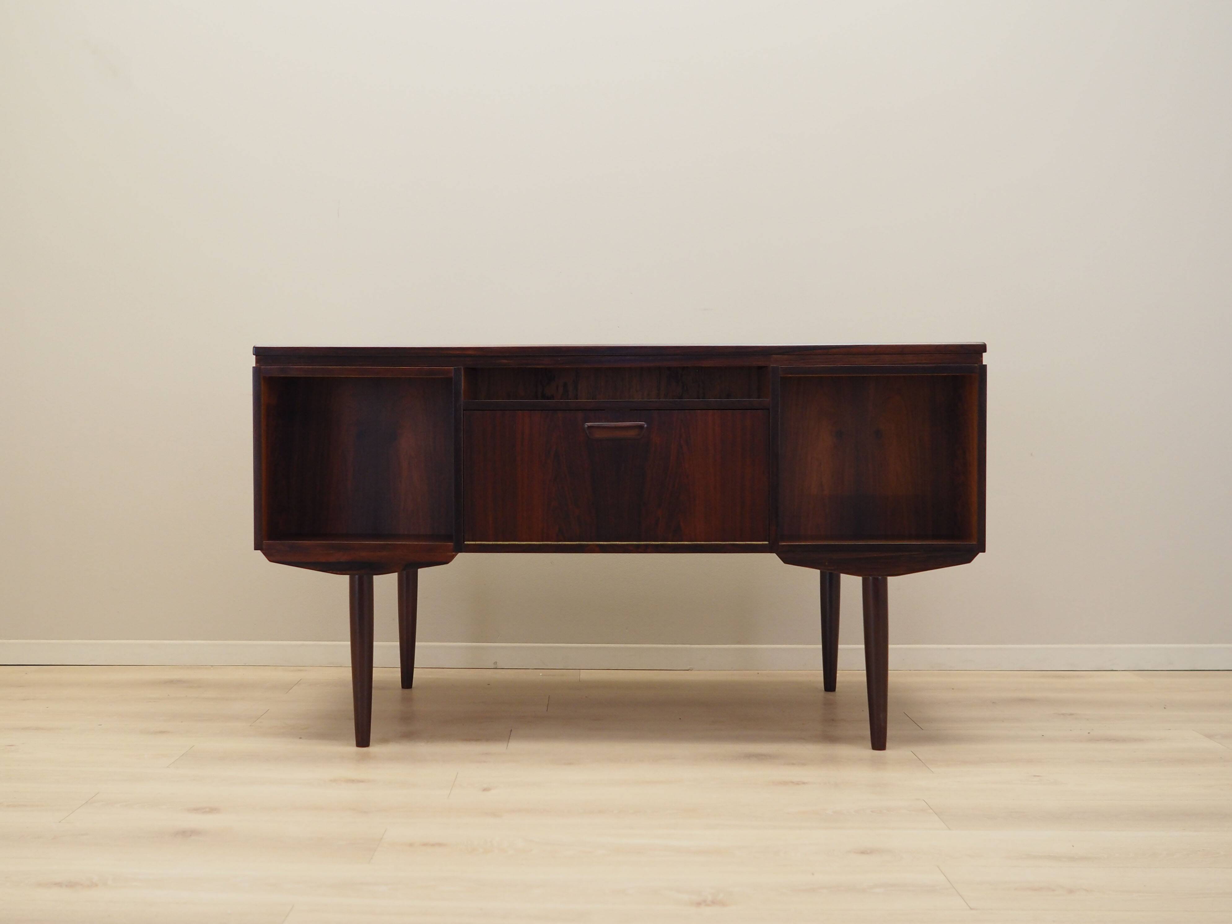 Rosewood desk, Danish design, 1960s, designer: J. Svenstrup